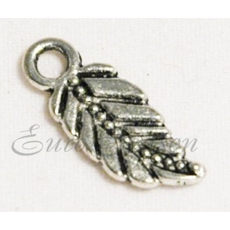 Подвеска мет.№056 10х20мм цв.Silver (цена за 1шт)